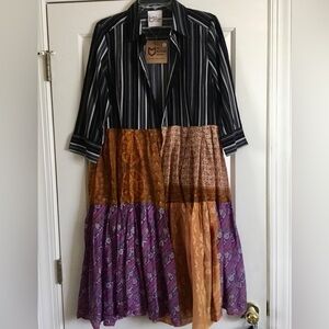 NWT MORGAN FACTORY lightweight duster L